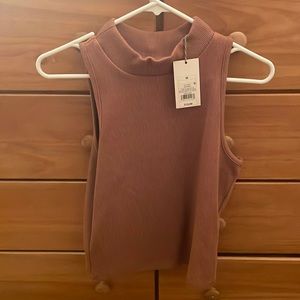 Brand new turtle neck tank. Size medium. “A new day”